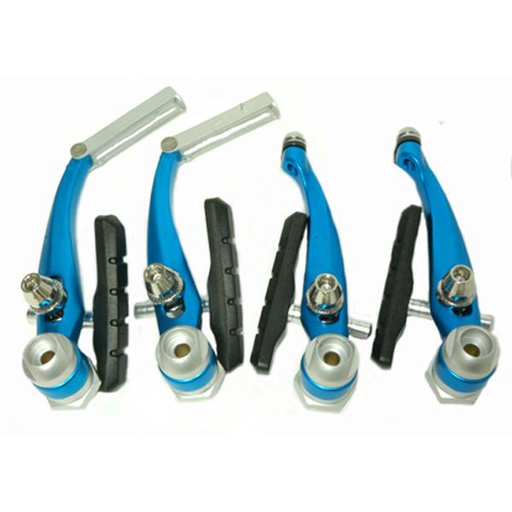 [40386] CONJUNTO DE FRENO V-BRAKE "LIZARO" AZUL