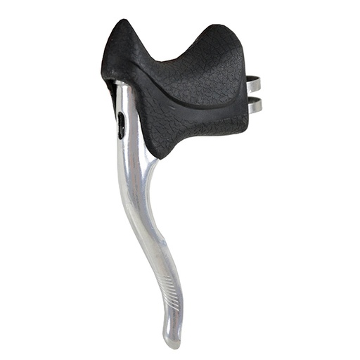 [40393] MANETAS FRENO CARRETERA ALUMINIO PLATA