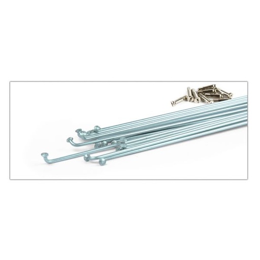[40705] RADIOS 254MM PLATA INOXIDABLE (144 PIEZAS)