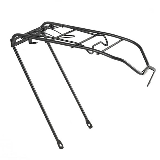[43002] PORTABULTOS 24" ACERO CON SUJETABULTOS EN NEGRO