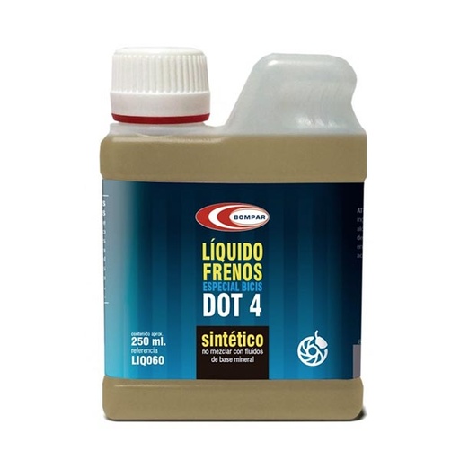 [67022] LIQUIDO FRENOS SINTETICO 250CC PARA TODAS LAS MARCAS