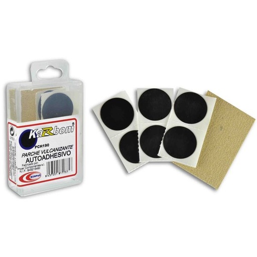 [67029] CAJA PARCHES AUTOADHESIVOS "BOMPAR" 6 PIEZAS