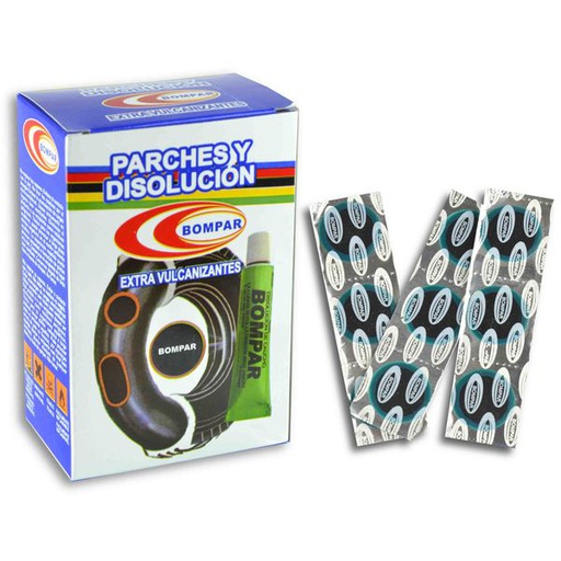 [68022] CAJA PARCHES 22 MM CARRETERA "BOMPAR" (200 PIEZAS)