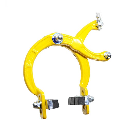 [79017] FRENOS HERRADURA BMX, 2 PCS ALUMINIO AMARILLO 