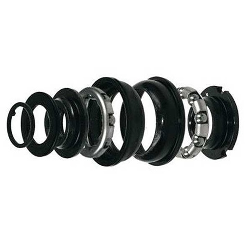 [79035] RODAMIENTOS EJE PEDALIER BMX. CAZOLETA 51.5MM ROSCA 22,4MM NEGRA