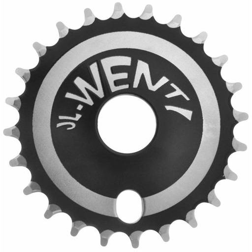 [79152] PLATO BMX "JL-WENTI" 24 DIENTES, ACERO NEGRO QW