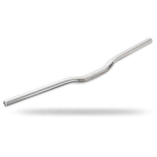 [79530] MANILLAR ALUMINIO  "JL-WENTI" 28.6  620MM COLOR PLATA