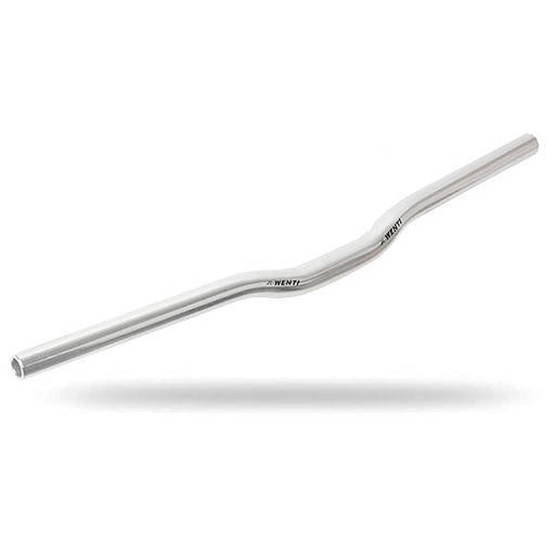 [79530] MANILLAR ALUMINIO  "JL-WENTI" 28.6  620MM COLOR PLATA