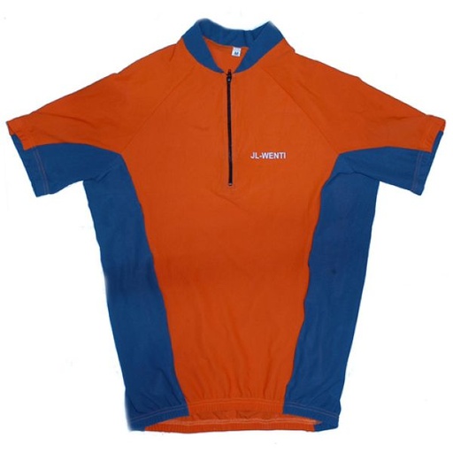 MAILLOT CORTO "JL-WENTI" NARANJA/AZUL