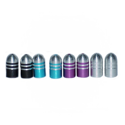 [79616] TAPONES VALVULA ALUMINIO TIPO BALA (CORTO) 
