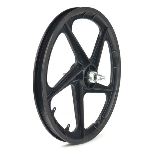 [79620N] RUEDA TRASERA PLASTICO BMX,NEGRO