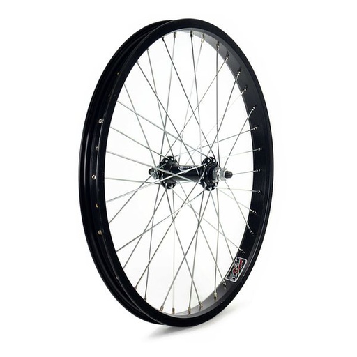 [79642] RUEDA DELANTERA DE BMX EN NEGRO ALUMINIO