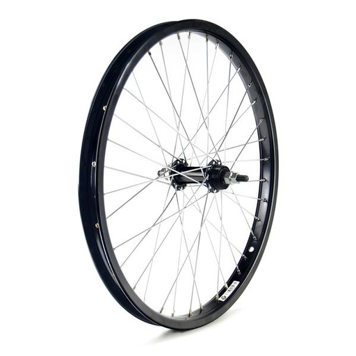 [79648] RUEDA TRASERA DE BMX DE ACERO EN NEGRO 36H