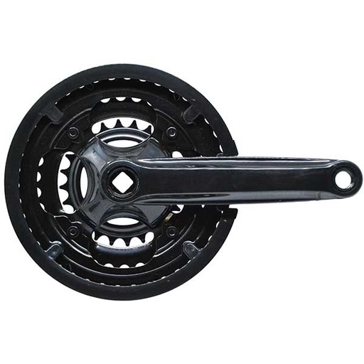 [79758] JGO.BIELAS 170MM 24/34/42D ACERO PLASTIFICADO NEGRO BRILLO