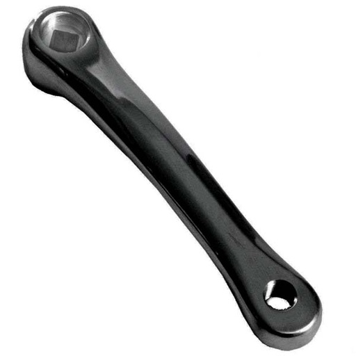 [79795] BIELA IZQUIERDA NEGRO 170MM,ALUMINIO 