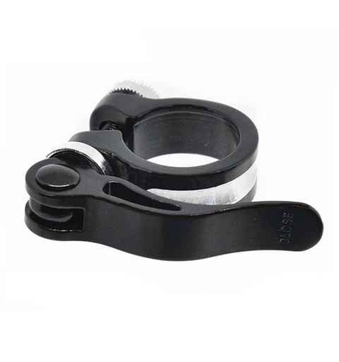 [79922] CIERRE SILLIN,31.8MM DE ALUMINIO EN NEGRO