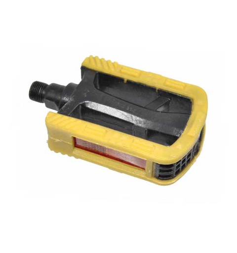 [80004] 80004 PEDAL PLASTICO CON BOLAS FILO AMARILLO ROCA 9/16" QW