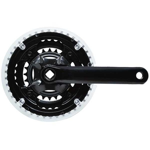 [80180] JGO.BIELAS 170MM 24/34/42D ALUMINIO NEGRO 