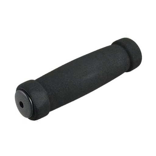 [80316] PAR PUÑOS GOMA ESPUMA NEGRO/LISO 130MM