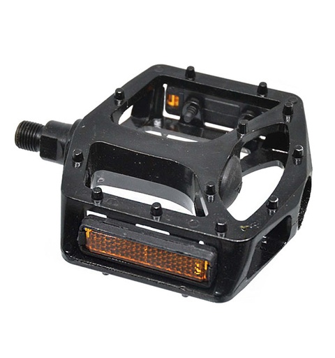 [80340] PEDAL BMX ALUMINIO NEGRO, ROSCA 9/16"