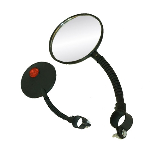 [80462] ESPEJO PLASTICO CON REFLECTOR,JY-3A