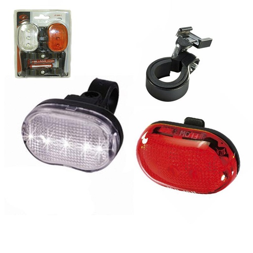 [80474] CONJUNTO LUCES DELANTERA/TRASERA, C/PILAS QW