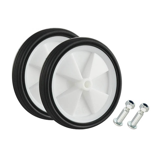 [80577] PAR RUEDAS ESTBILIZADORES PLASTICO BLANCO-80064