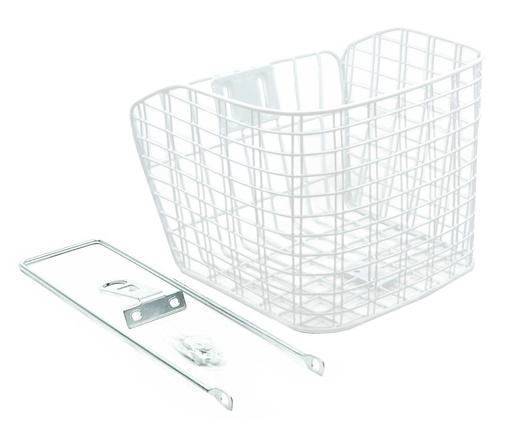 [80592] CESTO BICI 26" BLANCO CON VARILLAS GM-696