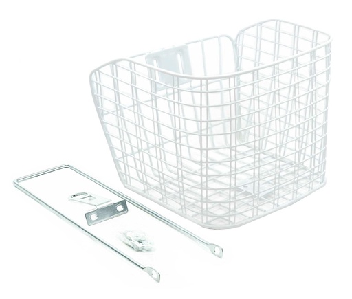 [80592] CESTO BICI 26" BLANCO CON VARILLAS GM-696