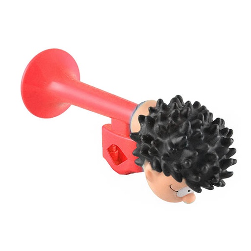 [80609] BOCINA ROJO C/MUÑECO,AN-03,ACERO