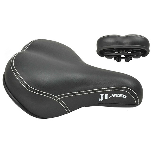 [80623] SILLIN "JL-WENTI" CON ELASTOMEROS COLOR NEGRO 240x200mm