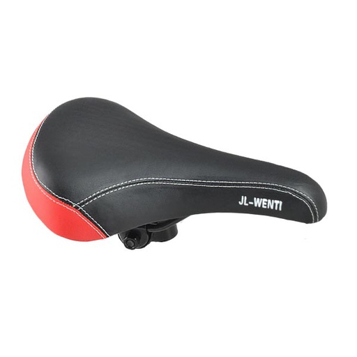 [80661] SILLIN MTB-24/26" "JL-WENTI" NEGRO/ROJO C/NUEZ 260x170mm