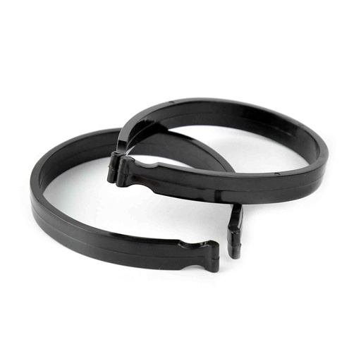 [80685] FAIXAS DE CALÇAS, 2/PCS COR PRETA.
