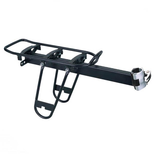 [80704] PORTABULTOS A LA TIJA,ALUMINIO NEGRO, PARA ALFORJAS