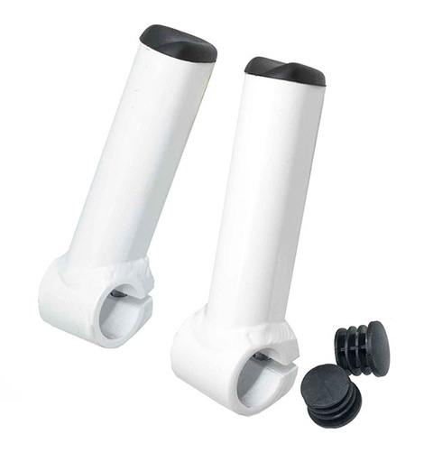 [80786] PROTESIS MANILAR ALUMINIO BLANCO L:100MM