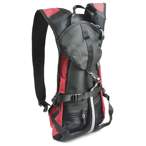 [80829] MOCHILA 1.5L. NEGRO/ROJO 320X200mm