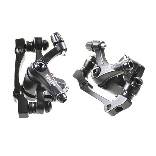 [80887] CONJUNTO FRENOS DISCO ALUMINIO EN NEGRO (YDS-09)