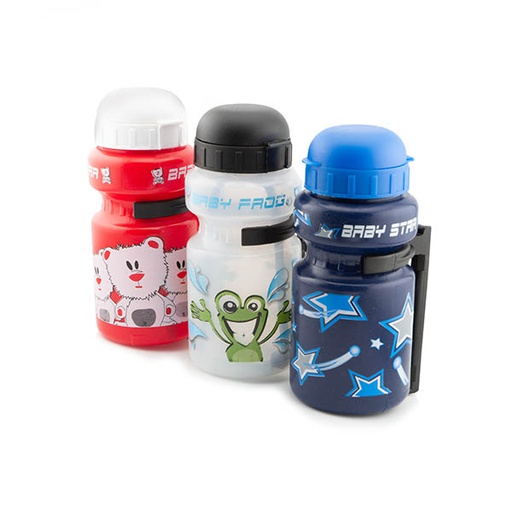 [88044] CONJUNTO BIDON/PORTABI.INFANTIL DIBUJOS (15PCS EXPOSITOR)