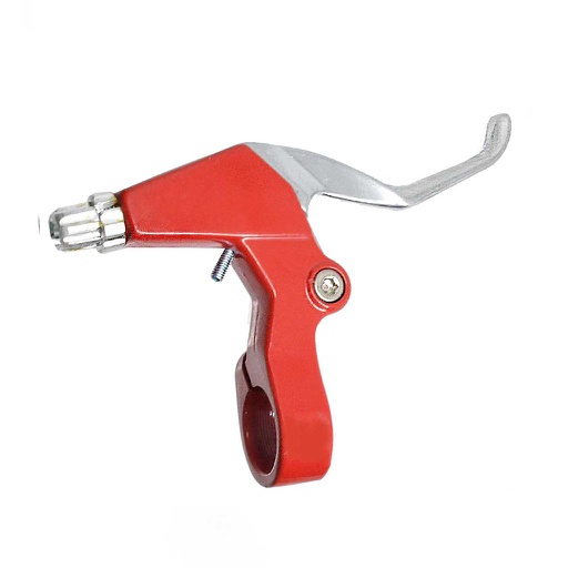 [92011] MANETAS FRENO V-BRAKE ALUMINIO EN ROJO/PLATA QW