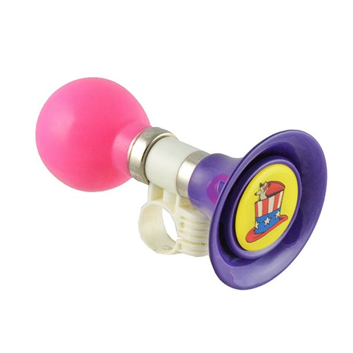 [93806] BOCINA COLOR ROSA/LILA DE PVC 