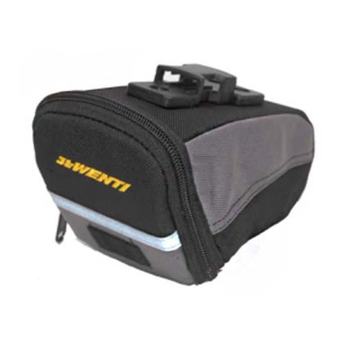 [94054] BOLSO-SILLON "JL-WENTI" CON CIERRE NEGRO/GRIS 