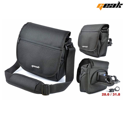[94066] SAC À GUIDON "GEAK" AVEC DÉGAGEMENT 24x22x10cm
