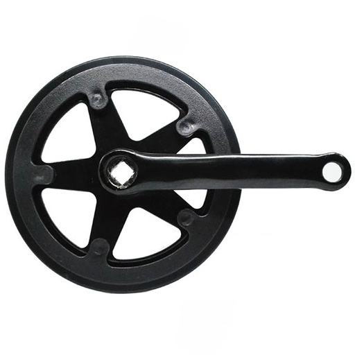 [28087] JGO.BIELAS 152MM 36D ACERO PLASTIFICADO NEGRO (DOBLE PROTECTOR).