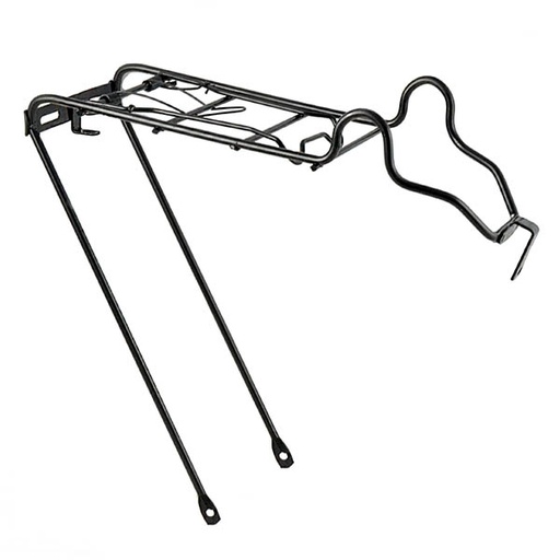 [30003] PORTAMALETAS ACERO NEGRO BICI 26" CON PINZA