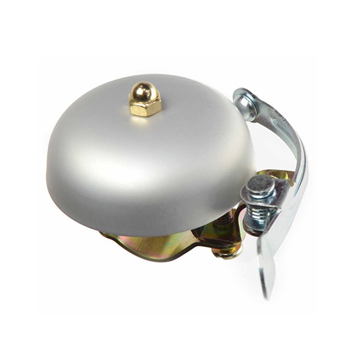 [39006] TIMBRE GOLPE, DE ALUMINIO/ACERO EN COLOR PLATA QW