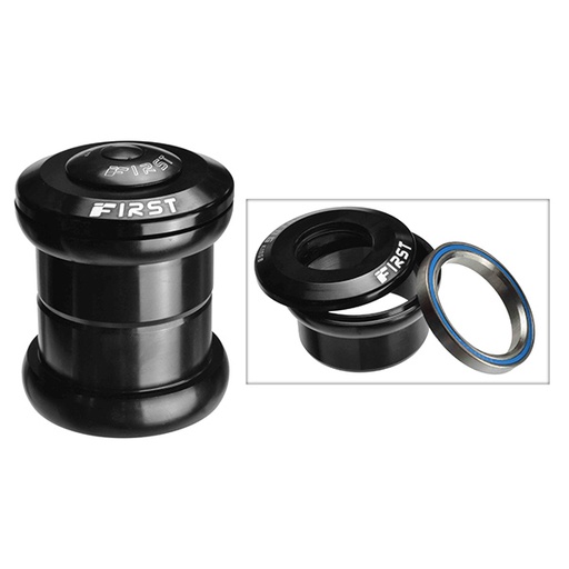 [39074] DIRECCION ALUMINIO, INTEGRAL, 25.4MM, NEGRO, 1-1/8"