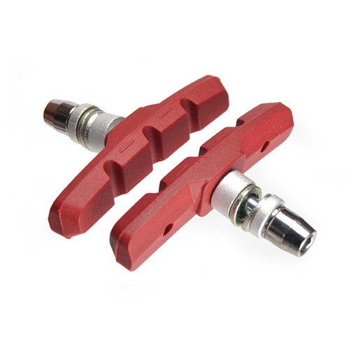 [39091] ZAPATAS FRENO, 70MM, "BARADINE", ROJO, PAR 