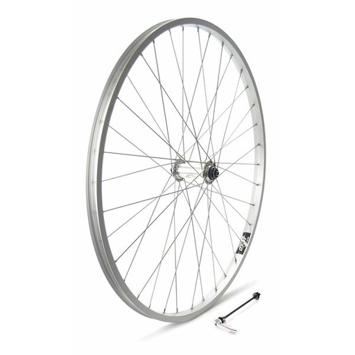 [35018] RUEDA 26" DELANTERA BUJE ALUMINIO CON CIERRE QW