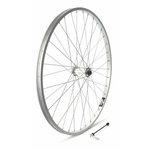 [35018] RUEDA 26" DELANTERA BUJE ALUMINIO CON CIERRE QW