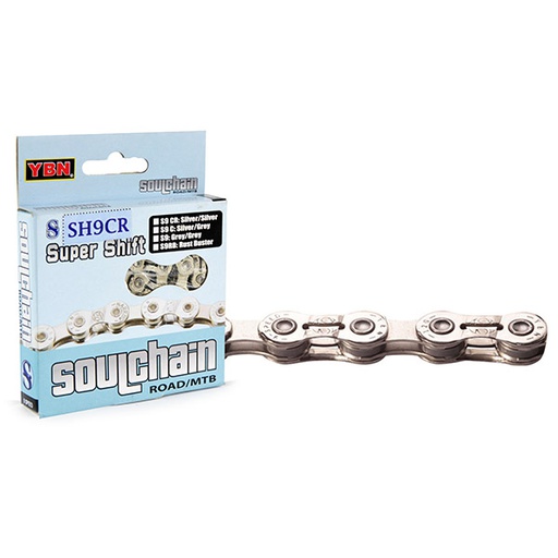 [39132] CADENA 9 VELOCIDADES, 1/2"11/128",CROMADO,SH9